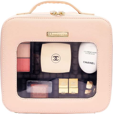 chanel camellia cosmetic case|chanel makeup case.